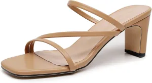 VenusCelia Women's Funky Pump Heeled Sandal