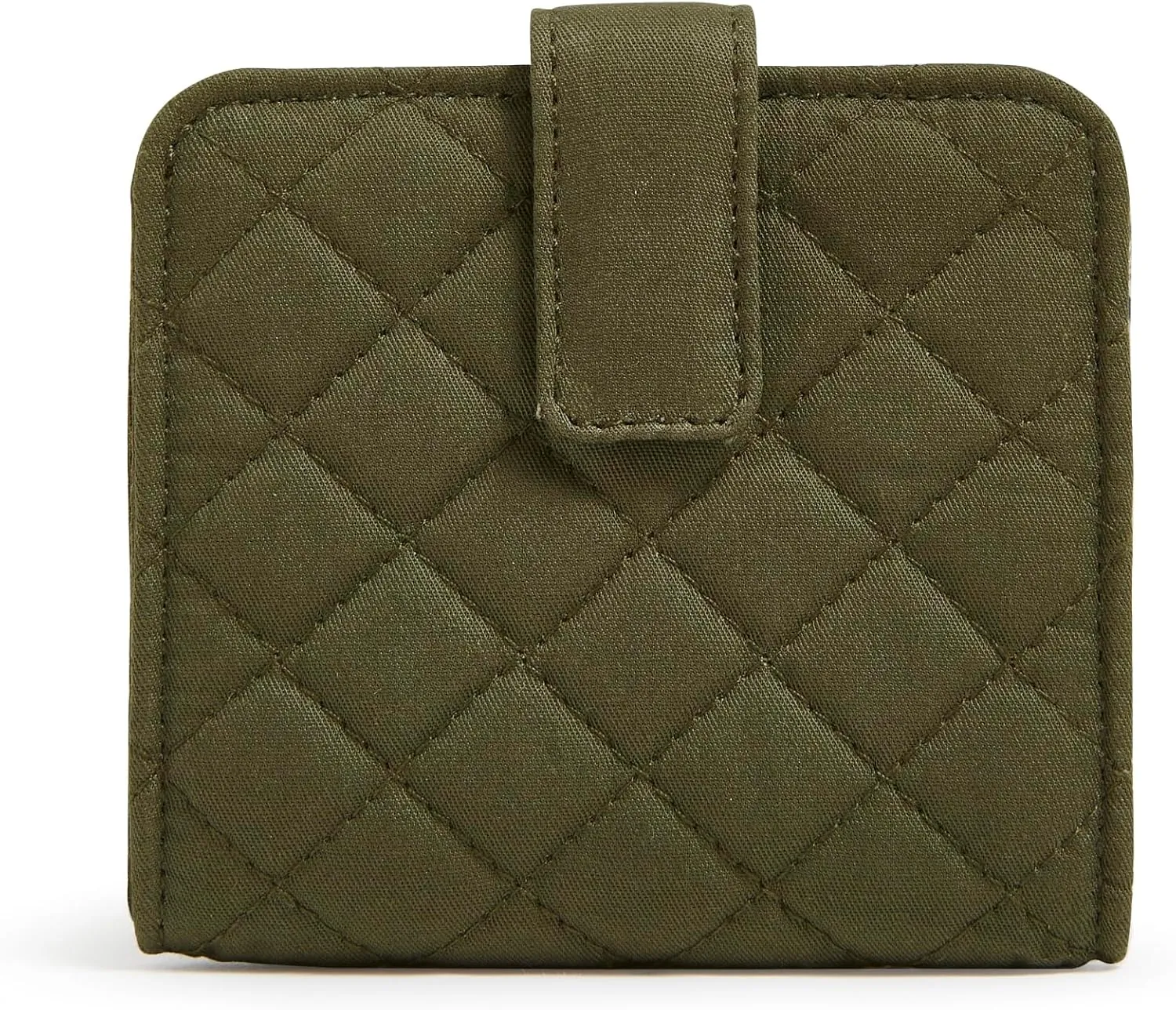 Vera Bradley Cotton Finley Small Wallet with RFID Protection, Climbing Ivy Green