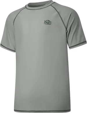 Willit Men's UPF 50  Rashguard Swim Shirt Short Sleeve SPF Sun Protection Quick Dry Water Beach Shirts Fishing Surf Shirt