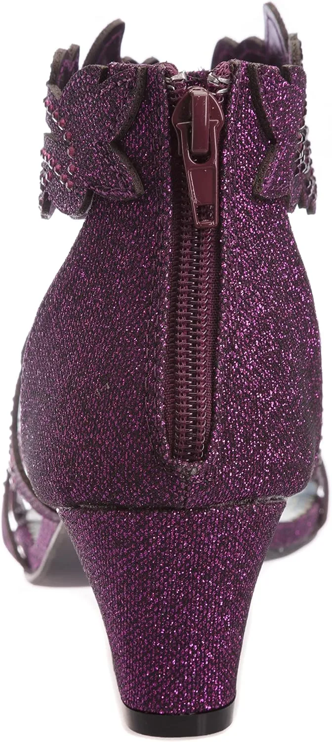 womens Heel Sandasl Sparkling Rhinestone Dress-Shoes lime03