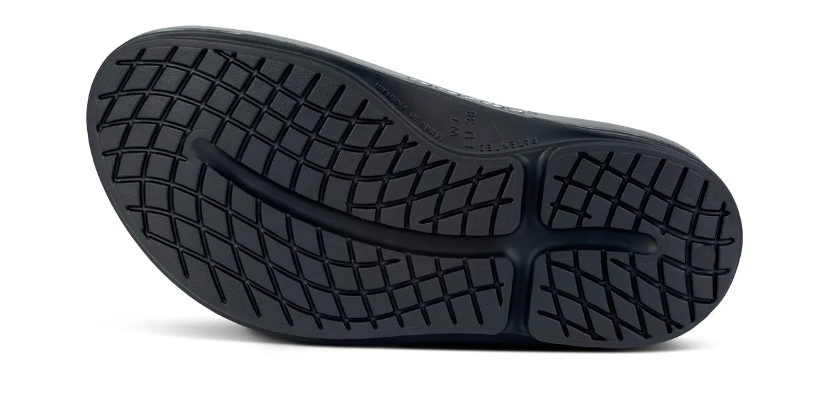 Women's OOmega OOahh Stacked Sandal - Basalt (SALE)