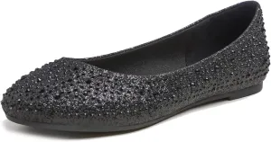 Women's Super Sparkle Bling Party Ballets Wedding Bridal Shiny Dress Flats Rhinestone