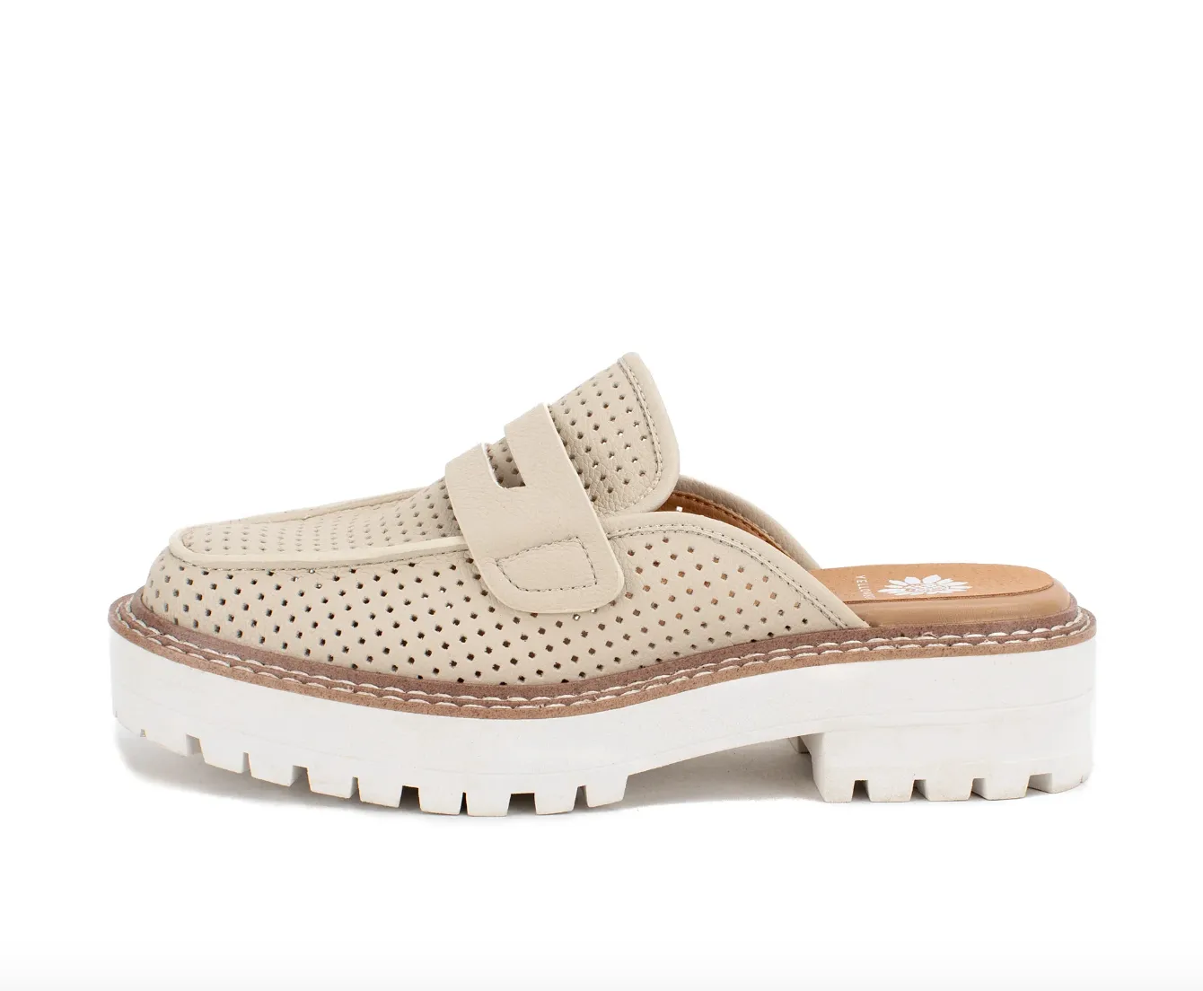YB Loafer Mule-Ivory