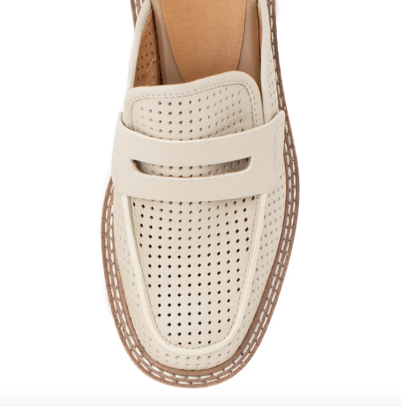 YB Loafer Mule-Ivory