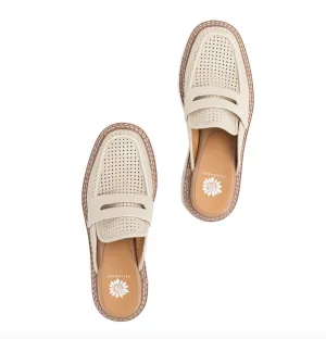 YB Loafer Mule-Ivory